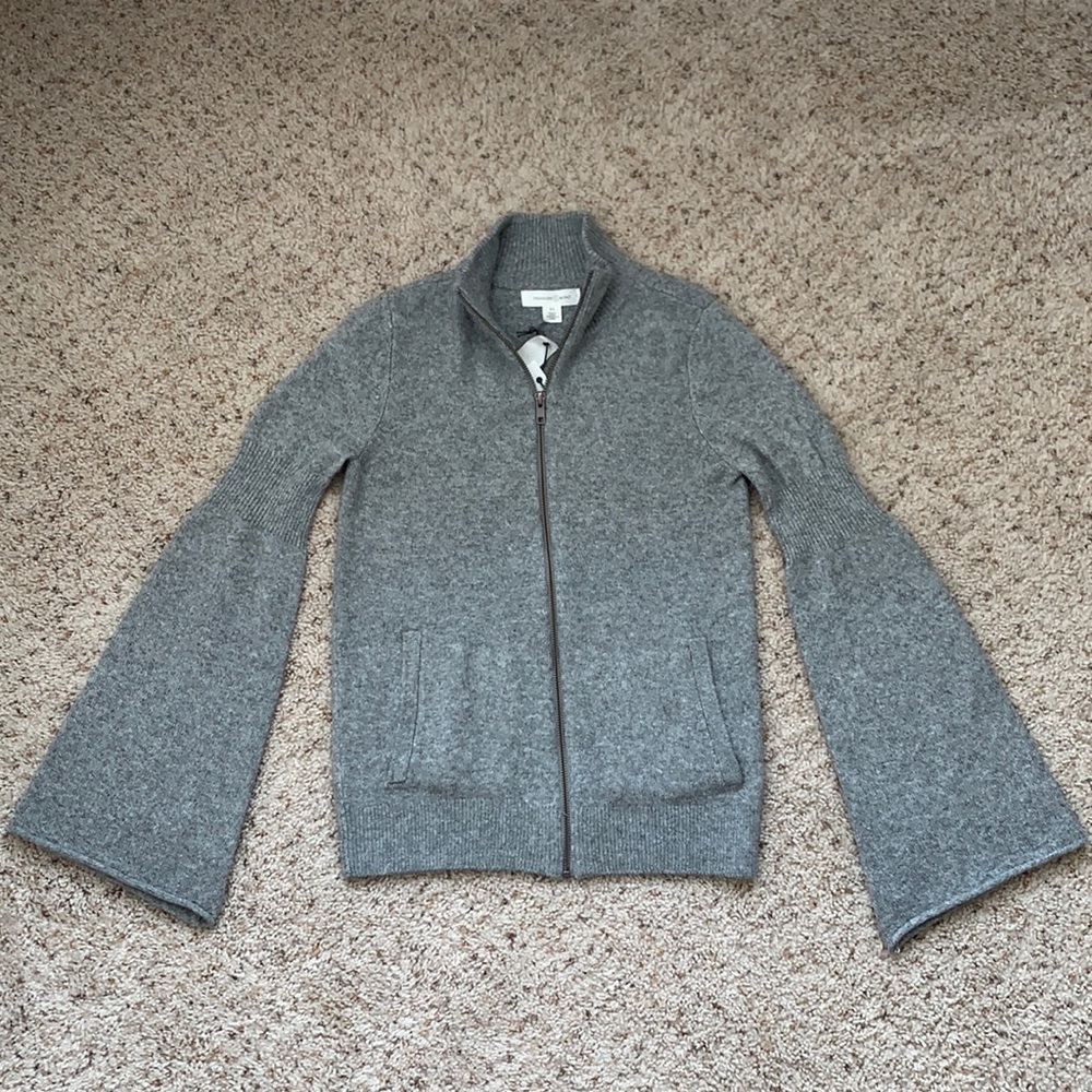 • Treasure & Bond Knit Cardigan with Zipper •